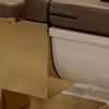 БИЗНЕС В КУТИЯ: Бежово Japanese Head Spa цяло легло с вграден Foot Spa **РЕГУЛИРУЕМА ВИСОЧИНА** с електрическа облегалка – С ВОДОПРОВОДНА ВРЪЗКА