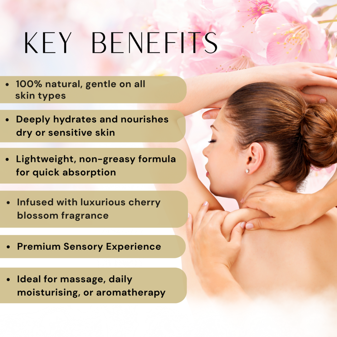 JAPANESE HEAD SPA CO - ОЛИО ЗА ЛИЦЕ И ТЯЛО CHERRY BLOSSOM 250 ML