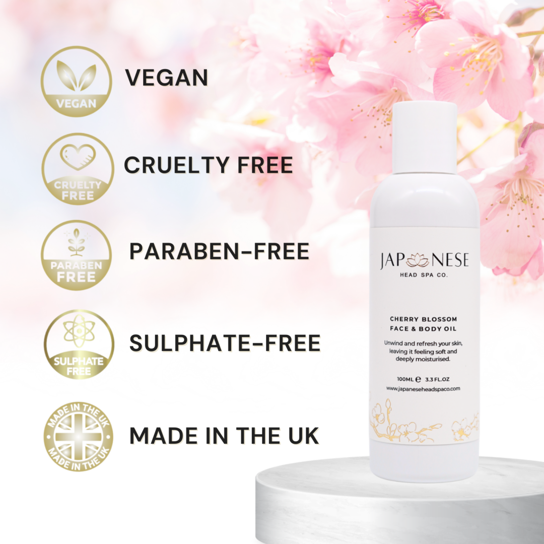 JAPANESE HEAD SPA CO - ОЛИО ЗА ЛИЦЕ И ТЯЛО CHERRY BLOSSOM 100 ML