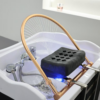 Japanese Head Spa черен правоъгълен хибриден модул с водопроводна връзка (вкл. парогенератор, капак и воден нагревател)