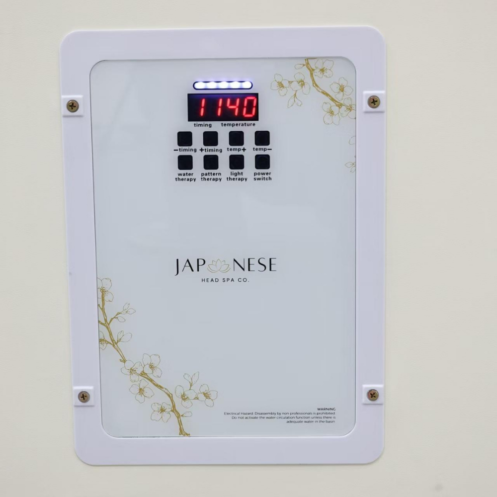 Кремав Japanese Head Spa цял модул с легло и водопроводна връзка (вкл. парогенератор, капак и воден нагревател)